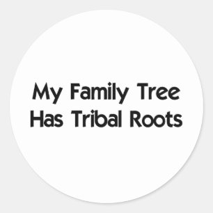 Tribal Roots Sticker (Rond)