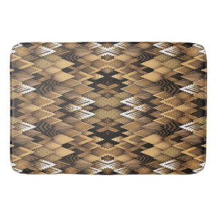 TRIBAL RUSTISCH DRIEHOEKIG PATROON BADMAT