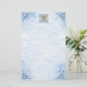 Tribal Sand & Water Yin Yang Briefpapier (Staand voorkant)