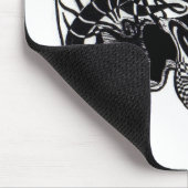 Tribal schedel 3 mousepad muismat (Hoek)