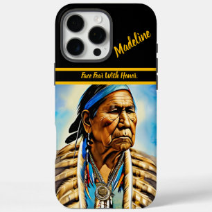 Tribal schrijven: artistieke patronen iPhone 16 pro max hoesje