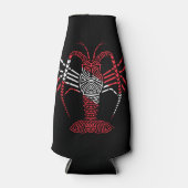 Tribal Scuba Flag Spiny Lobster Flesjeskoeler (Voorkant)