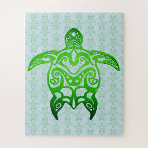 Tribal Sea Turtle Honu Legpuzzel