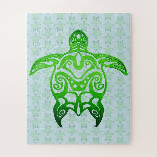 Tribal Sea Turtle Honu Legpuzzel (Verticaal)