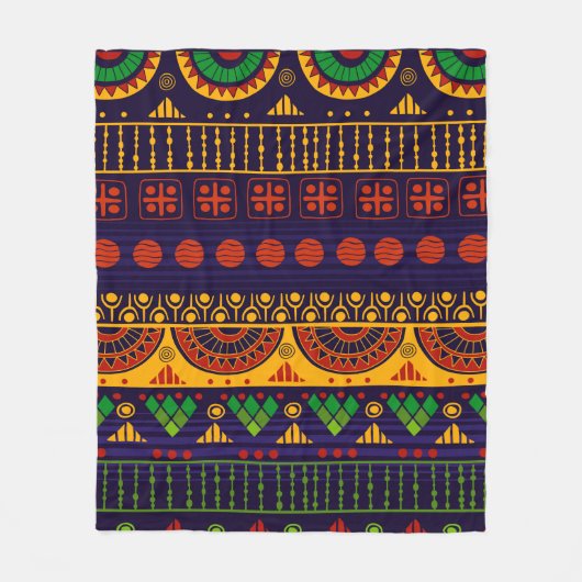 Tribal seamless pattern. fleece deken (Voorkant)