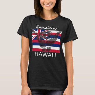 TRIBAL SHAKA (HANG LOS) Kamaʻāina HI VLAG BG T-shirt