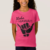 TRIBAL SHAKA (LOS HANGEN) - ALOHA HAWAII T-SHIRT (Voorkant)