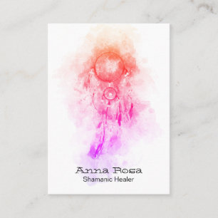 *~* Tribal Shamanic . Dream Catcher Sacconi Visitekaartje