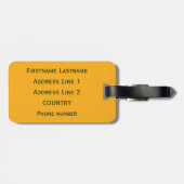 Tribal Shamrock aangepast bagagelabel (Achterkant horizontaal)