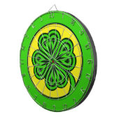 Tribal Shamrock dartboard Dartbord (Voorkant Rechts)