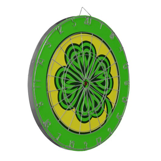 Tribal Shamrock dartboard Dartbord (Voorkant Links)