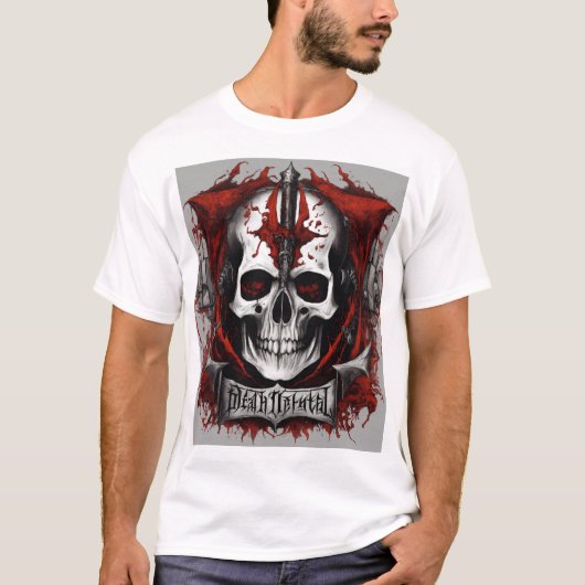 Tribal Skull artwork T-shirt (Voorkant)