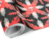 Tribal Skull wrapping papier (Rol Hoek)