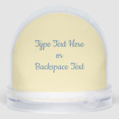 Tribal Snow Globe Custom Spirit Nature Snow Globes (Arrière)