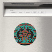 Tribal Southwestern Design Kokopelli Magneet (Insitu (Vaatwasser))