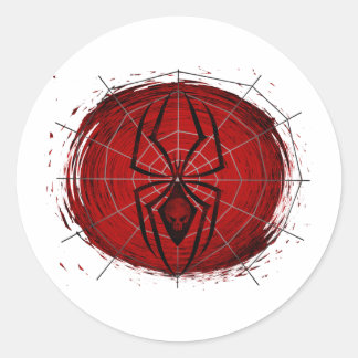 Tribal Spider Ronde Sticker