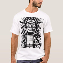 Tribal Spirit: een Indiaans symbool. T-shirt