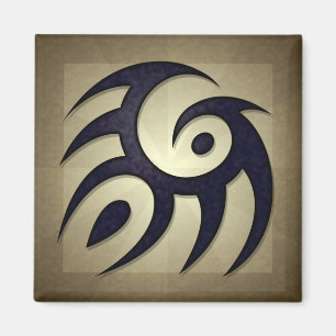 Tribal Spirit Square Magnet Magneet