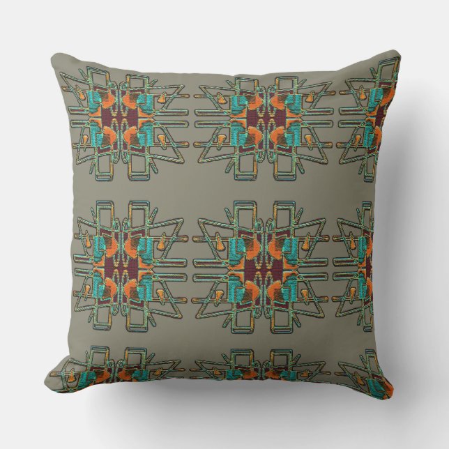 Tribal Star-Sierkussen Buitenkussen (Voorkant)