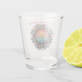 Tribal Summer Sun Shot Glas (Achterkant)