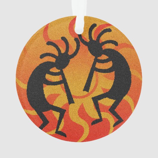 Tribal Sun Dancing Kokopelli Noël Sud-Ouest (dos)
