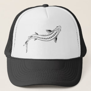 TRIBAL SWIMMING STURGEON FISH TRUCKER PET