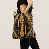 Tribal Tapestry Artisan Edition Canvas tas (Dichtbij)