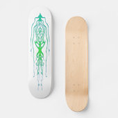 Tribal Tattoo Octopus Squid Skateboard (Voorkant)