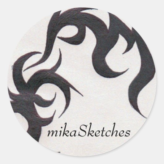 Tribal Tattoo Sticker (Voorkant)