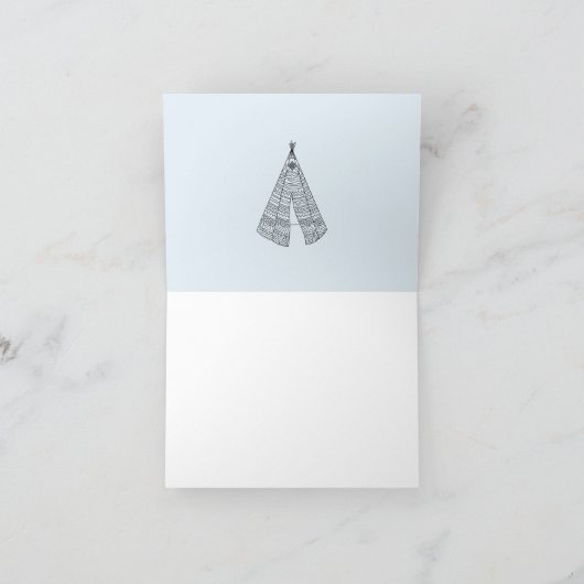 Tribal TeepeeBaby Douche Merci Note (Intérieur)