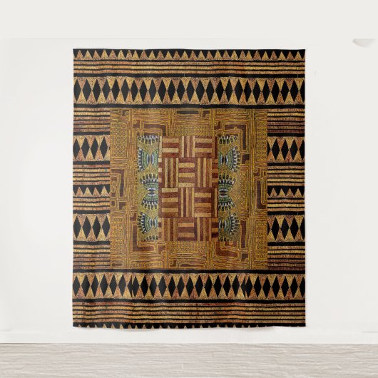 "Tribal Threads: Infuse Your Space with Culture" Wandkleed (Voorkant)