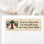 Tribal Thunderbird Étiquette (En situation)