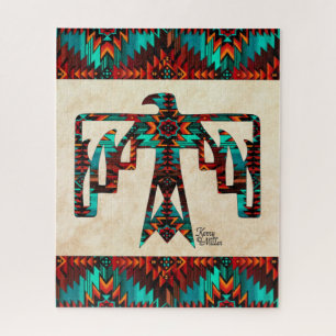 Tribal Thunderbird Jigzaag Puzzle Legpuzzel