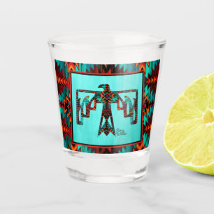 Tribal Thunderbird Shot Glass Glas