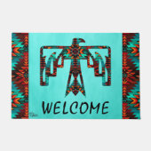 Tribal Thunderbird Welcome Doormat Deurmat (Voorkant)