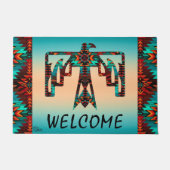 Tribal Thunderbird Welcome Doormat Deurmat (Voorkant)