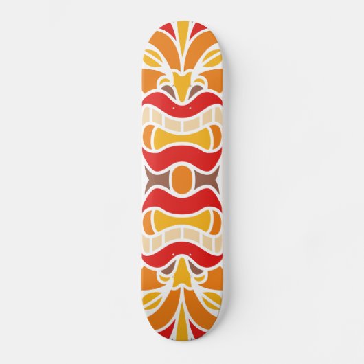 Tribal Tiki Skateboard (Voorkant)