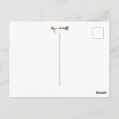 Tribal Tipi en Hartpijl Boho Teepee Dank u Briefkaart (Achterkant)