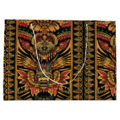 Tribal Turquoise "Aztec Dream" Sac cadeau de luxe (Dos)