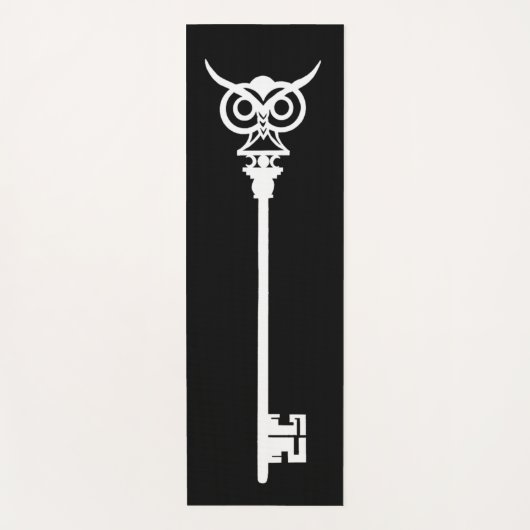 Tribal Uil Skelet Key Yogamat (Voorkant)