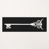 Tribal Uil Skelet Key Yogamat (Voorkant (horizontaal))