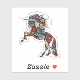Tribal Unicorn Sticker
