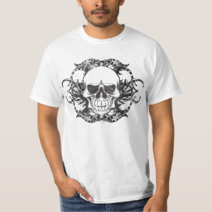 Tribal Urban skull T-shirt