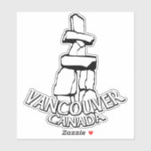 Tribal Vancouver Sticker Décrets emblématiques Van (Feuille)