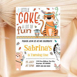 Tribal verjaardagsuitnodiging kaart