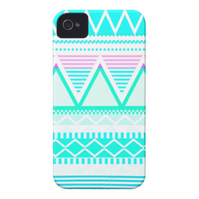 Tribal voor Bright Turquoise Case-Mate iPhone Case (Achterkant)