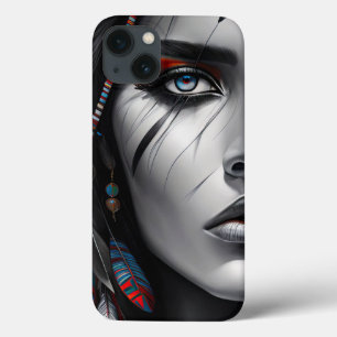 Tribal Warrior iPhone 13 Hoesje