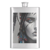 Tribal Warrior Classic Flask Flacon (Voorkant)