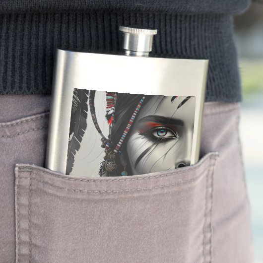 Tribal Warrior Classic Flask Flacon (Voorbeeld)