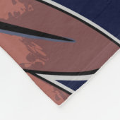 Tribal Warrior King ritueel masker Fleece Deken (Hoek)